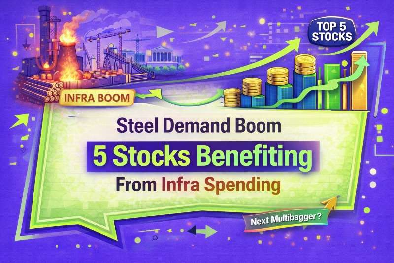 Steel Demand Boom: 5 Stocks Benefiting from India's Infrastructure Push